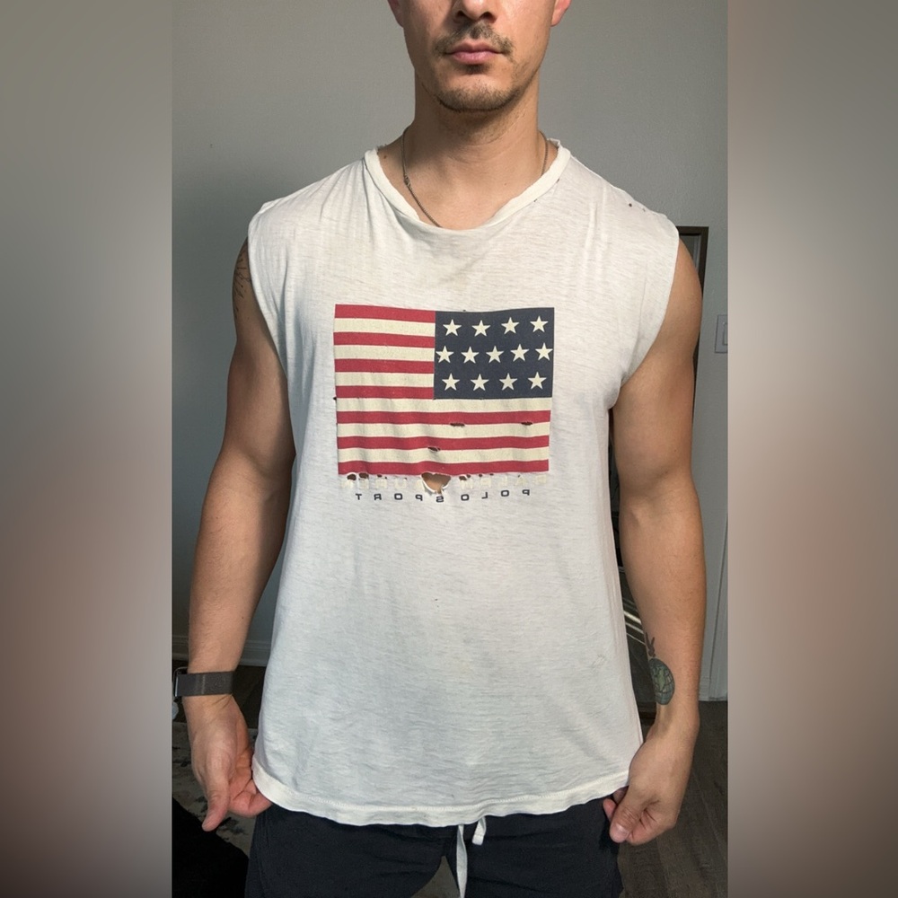 Vintage Ralph Lauren cut off